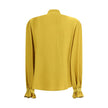 Valentino Yellow Silk Blouse Valentino