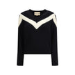 Valentino Black Fleece Wool Sweatshirt Valentino