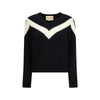 Valentino Black Fleece Wool Sweatshirt Valentino