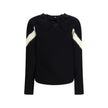 Valentino Black Fleece Wool Sweatshirt Valentino