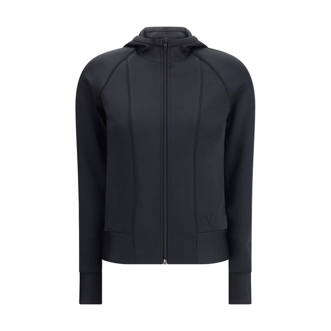 Valentino Black Polyester Sweatshirt Valentino