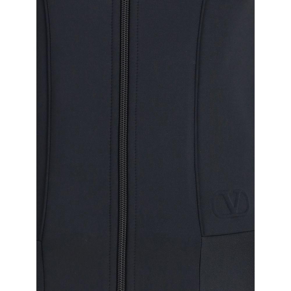 Valentino Black Polyester Sweatshirt Valentino