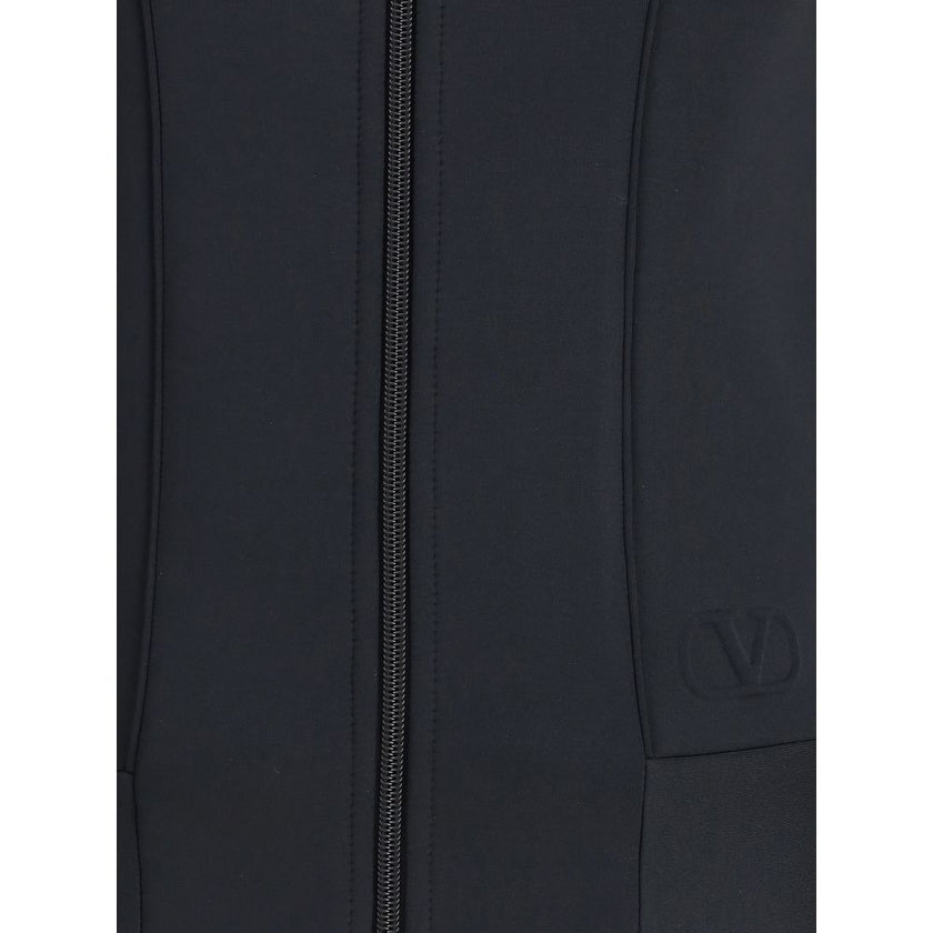 Valentino Black Polyester Sweatshirt Valentino