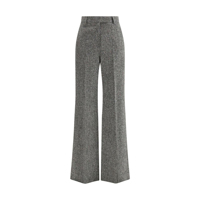 Valentino Bottonato Natté Wool Trousers Valentino