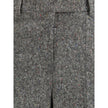 Valentino Bottonato Natté Wool Trousers Valentino