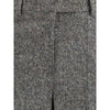Valentino Bottonato Natté Wool Trousers Valentino