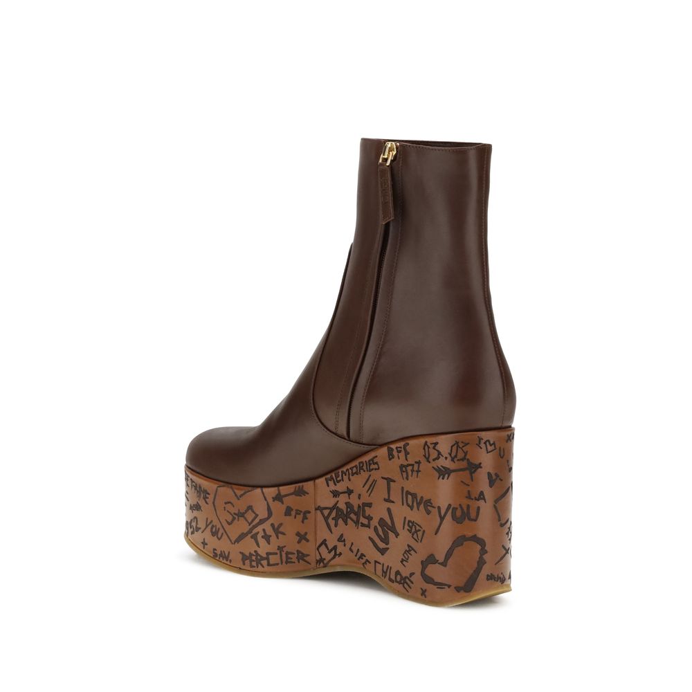 Chloé Maxime wedge Ankle Boots Chloé