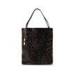 Chloé Large Spin Tote Bag in soft shearling Chloé
