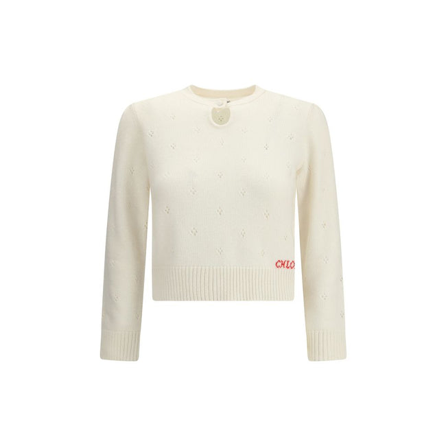 Chloé Jumper with a buttoned keyhole neck Chloé