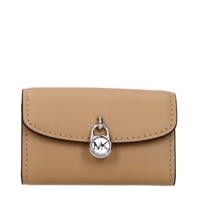 Michael Kors Brown Leather Wallets Michael Kors