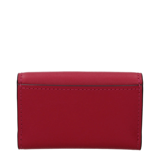 Michael Kors Red Leather Wallets Michael Kors