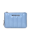 Michael Kors Light Blue Leather Wallets Michael Kors