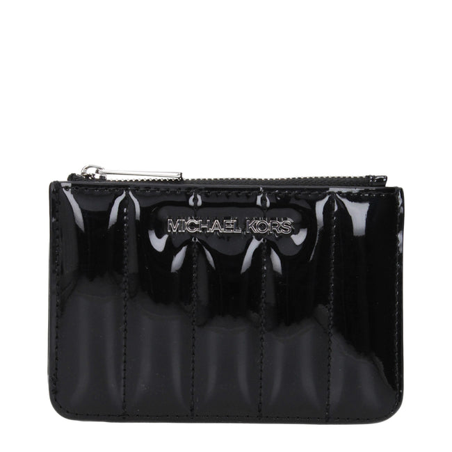 Michael Kors Black Leather Wallets Michael Kors