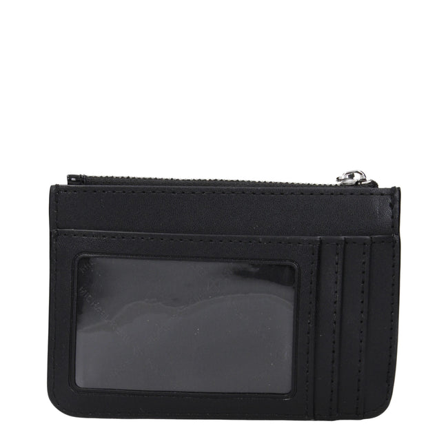 Michael Kors Black Leather Wallets Michael Kors