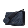 Michael Kors Blue Fabric Crossbody Bags Michael Kors