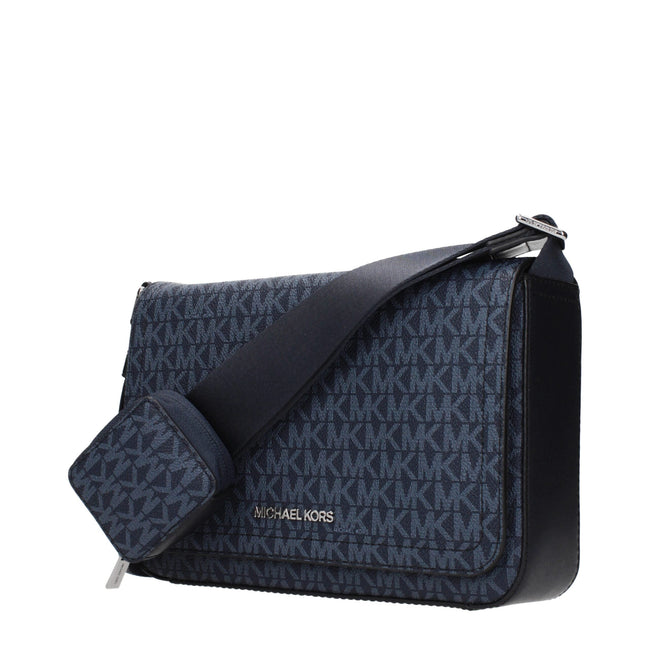Michael Kors Blue Fabric Crossbody Bags Michael Kors