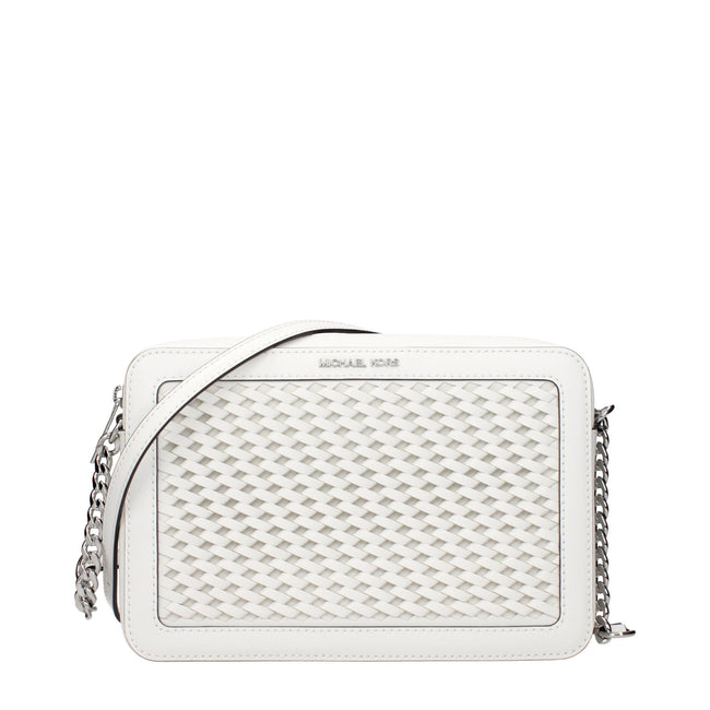 Michael Kors White Leather Crossbody Bags Michael Kors