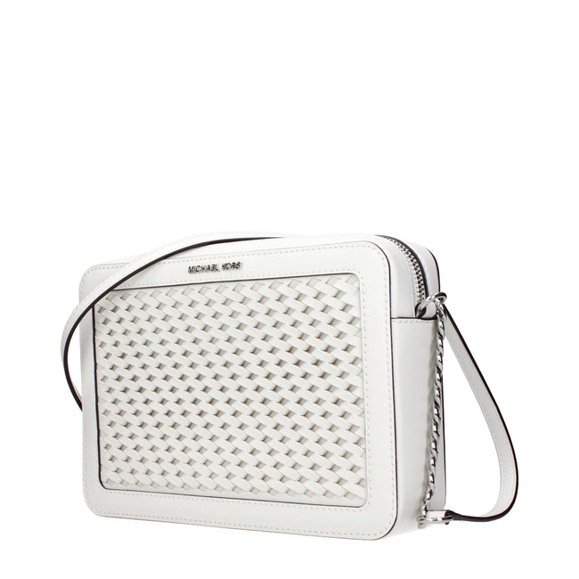 Michael Kors White Leather Crossbody Bags Michael Kors