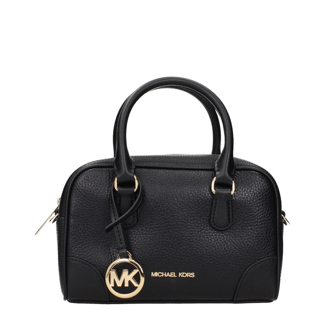Michael Kors Black Leather Handbags Michael Kors