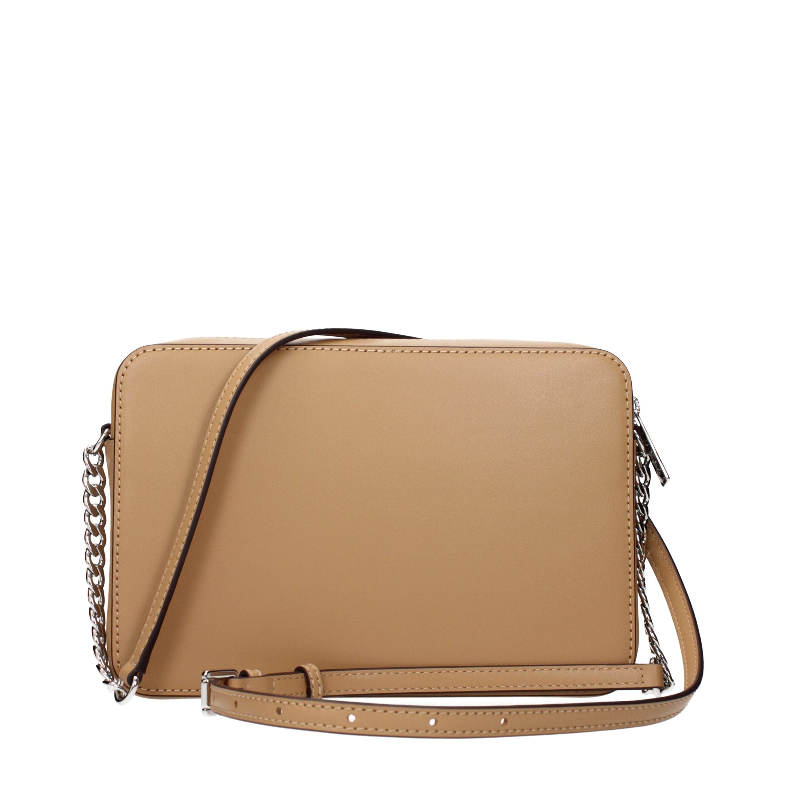 Michael Kors Brown Leather Crossbody Bags Michael Kors