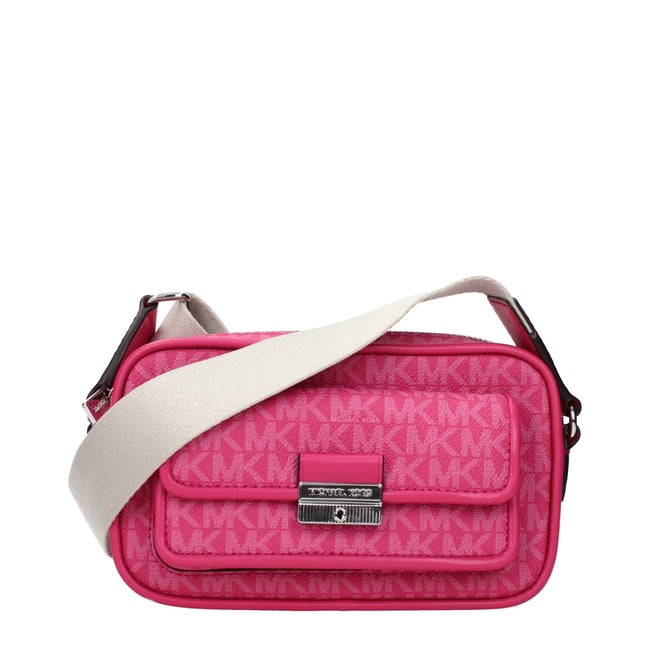 Michael Kors Pink Fabric Crossbody Bags Michael Kors