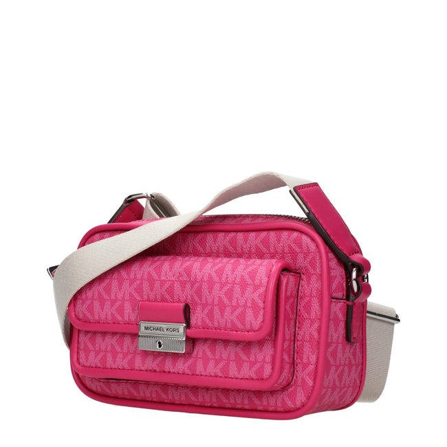 Michael Kors Pink Fabric Crossbody Bags Michael Kors