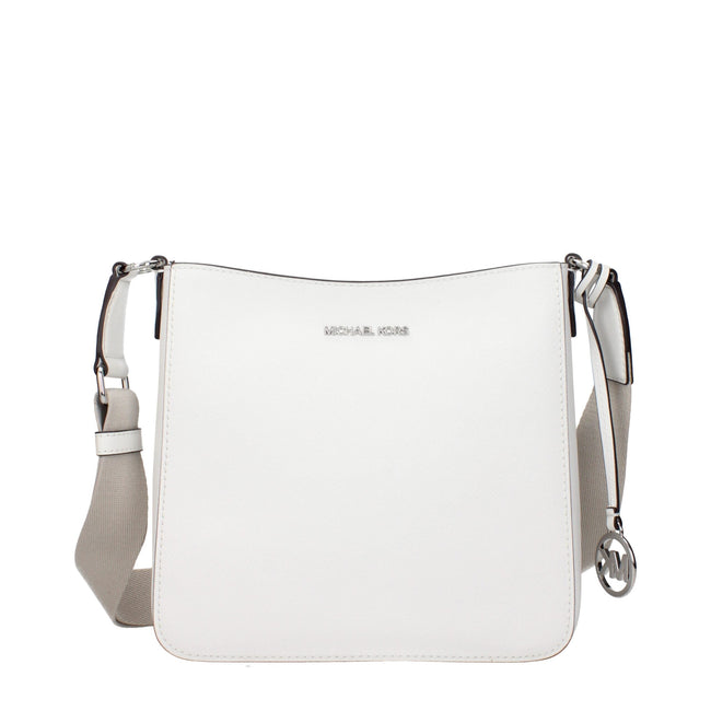 Michael Kors White Leather Shoulder Bags Michael Kors