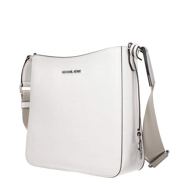Michael Kors White Leather Shoulder Bags Michael Kors