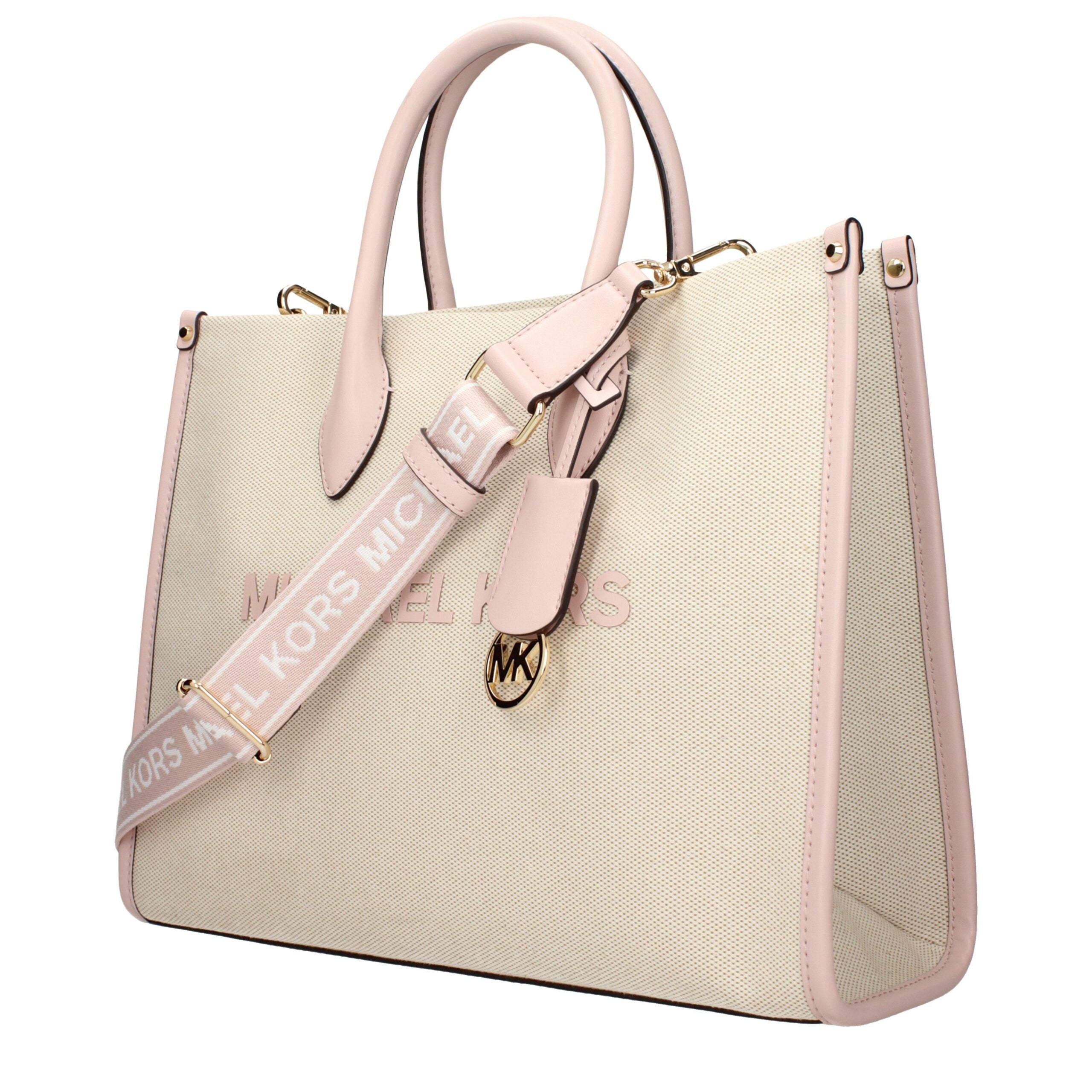 Michael Kors Beige Fabric Handbags Michael Kors