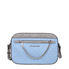 Michael Kors Light Blue Fabric Crossbody Bags Michael Kors