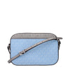 Michael Kors Light Blue Fabric Crossbody Bags Michael Kors