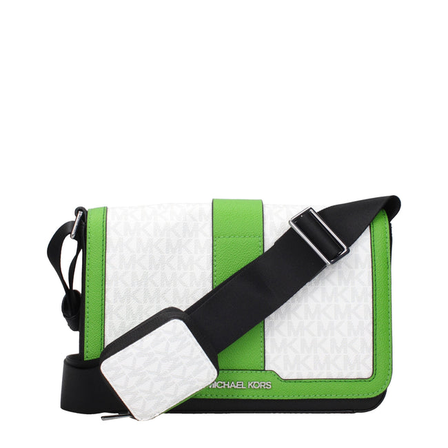 Michael Kors White Fabric Crossbody Bags Michael Kors