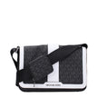 Michael Kors Black Fabric Crossbody Bags Michael Kors