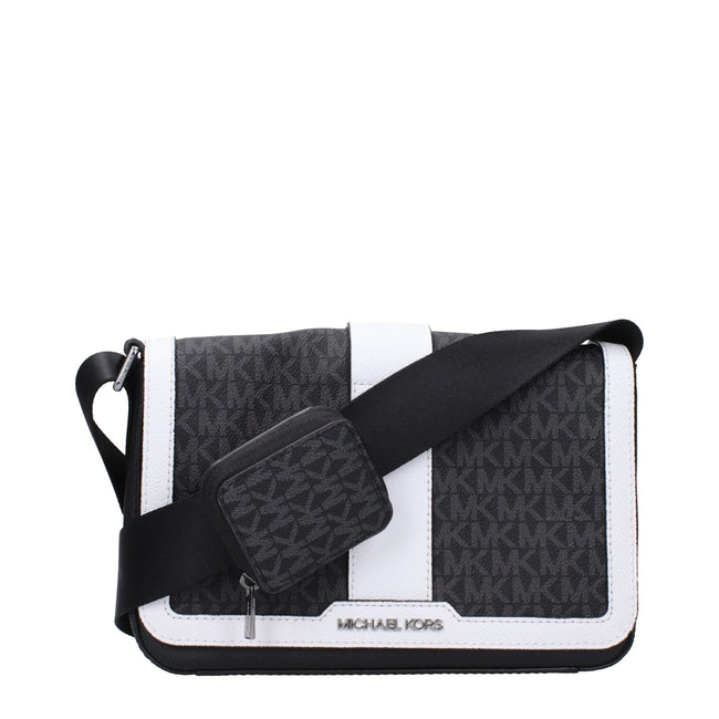 Michael Kors Black Fabric Crossbody Bags Michael Kors