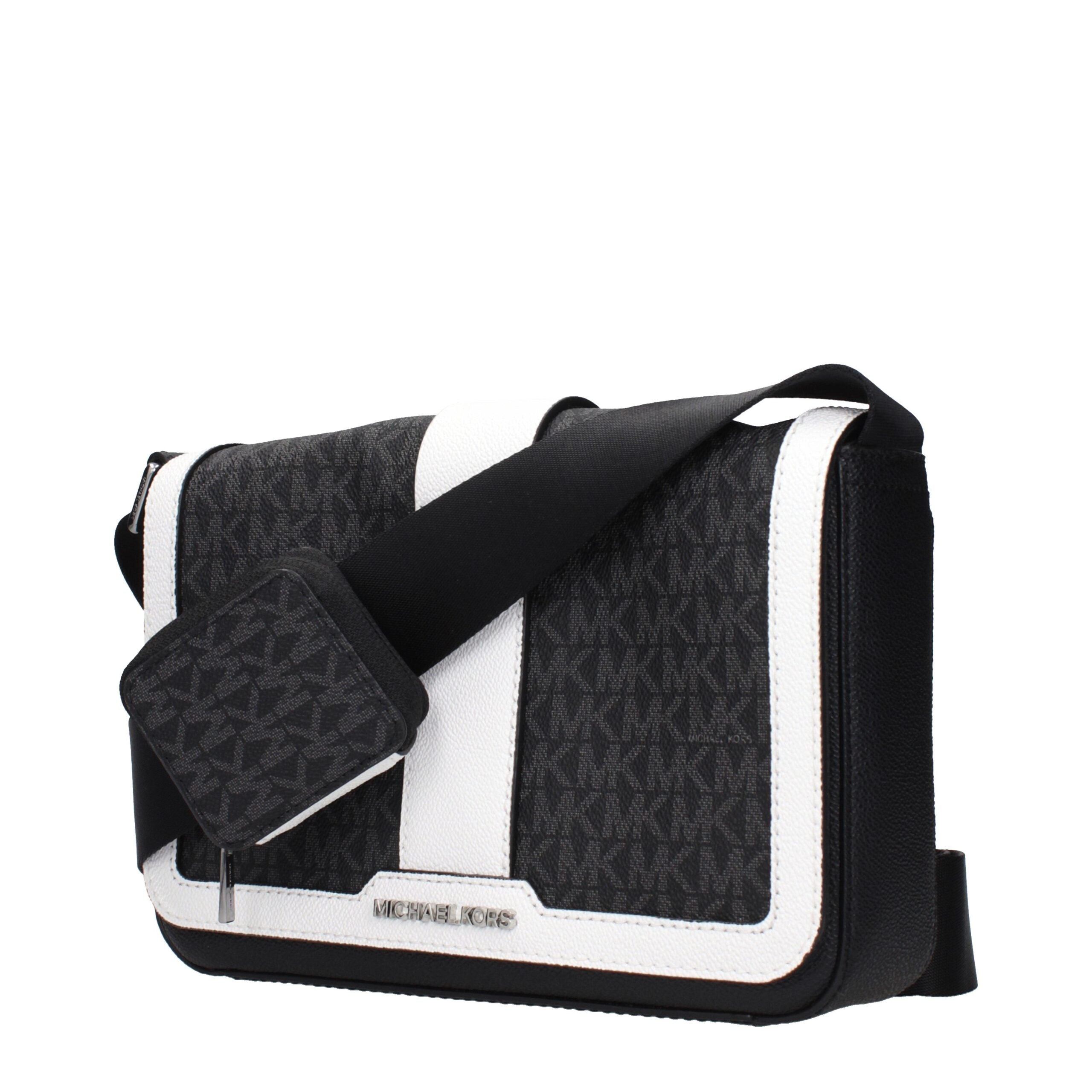Michael Kors Black Fabric Crossbody Bags Michael Kors