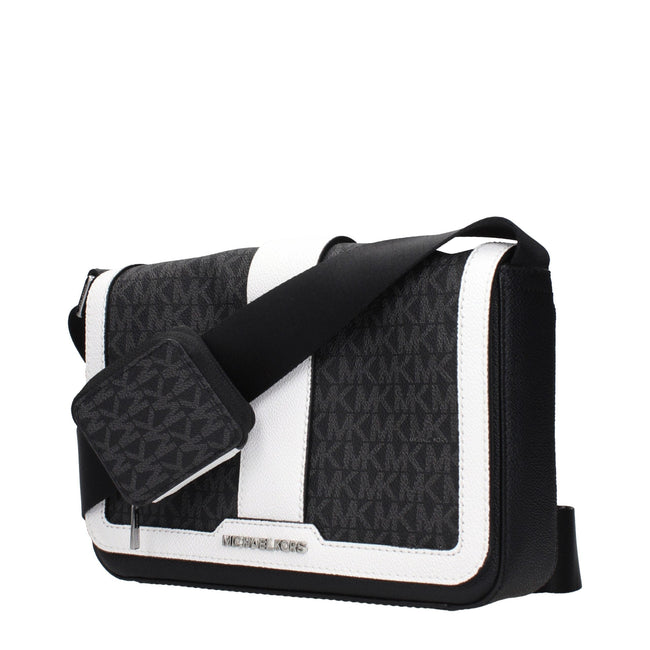 Michael Kors Black Fabric Crossbody Bags Michael Kors