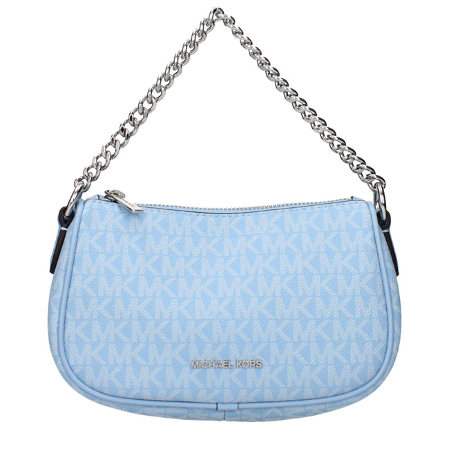 Michael Kors Light Blue Fabric Handbags Michael Kors