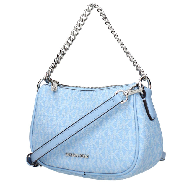 Michael Kors Light Blue Fabric Handbags Michael Kors