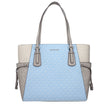 Michael Kors Light Blue Fabric Shoulder Bags Michael Kors