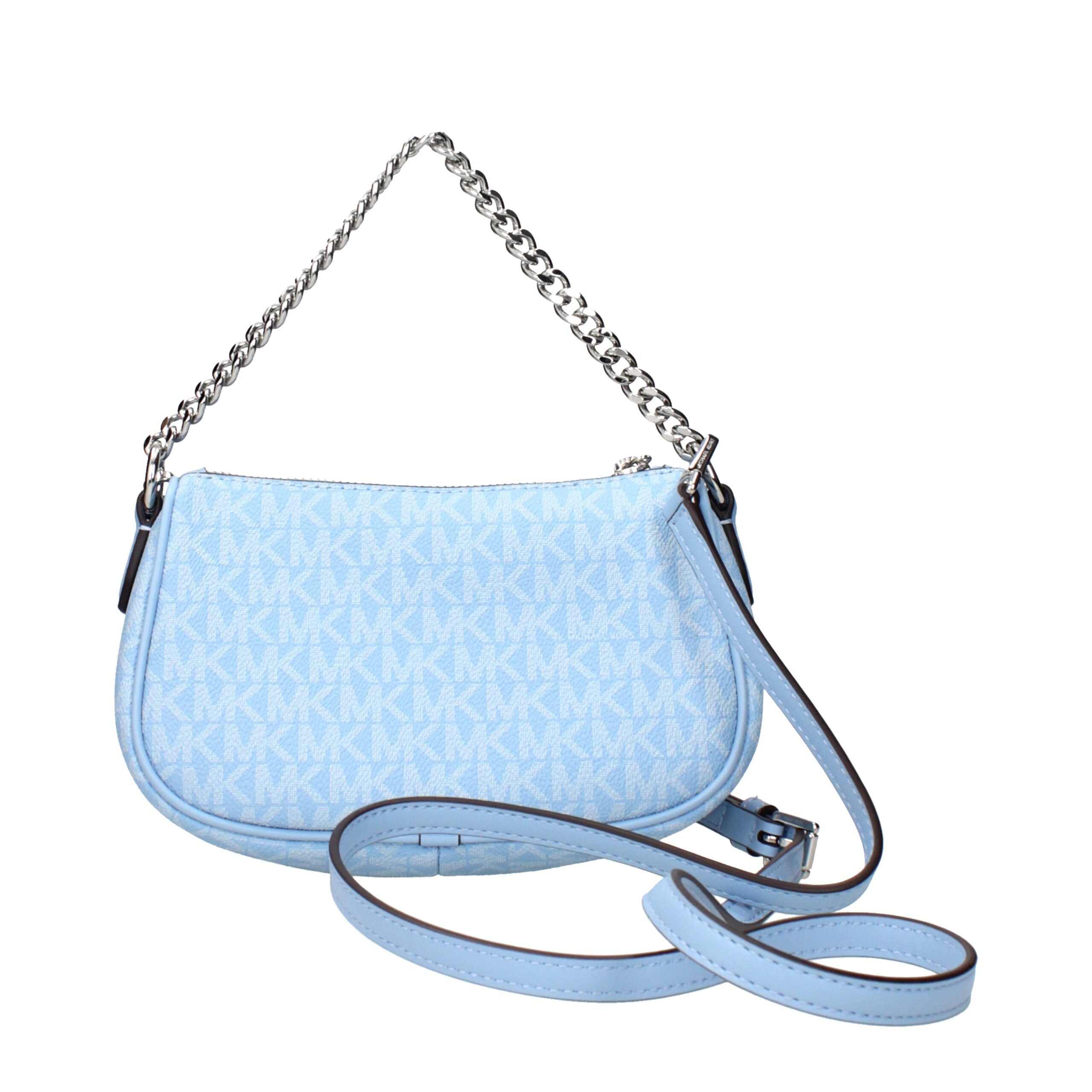 Michael Kors Light Blue Fabric Handbags Michael Kors