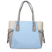 Michael Kors Light Blue Fabric Shoulder Bags Michael Kors