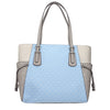 Michael Kors Light Blue Fabric Shoulder Bags Michael Kors
