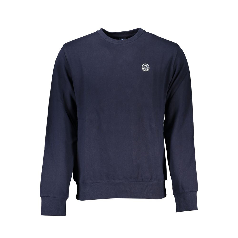 North Sails Blue Cotton Sweatshirt North Sails