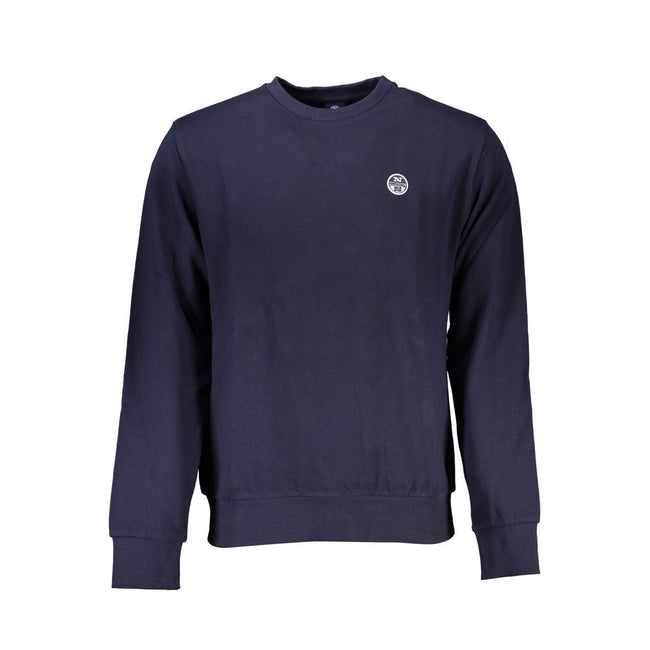 North Sails Blue Cotton Sweatshirt North Sails
