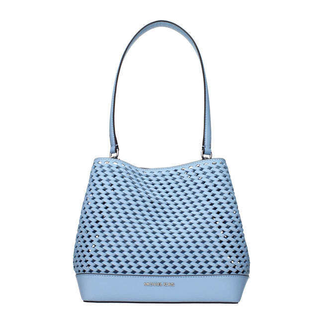 Michael Kors Light Blue Leather Shoulder Bags Michael Kors