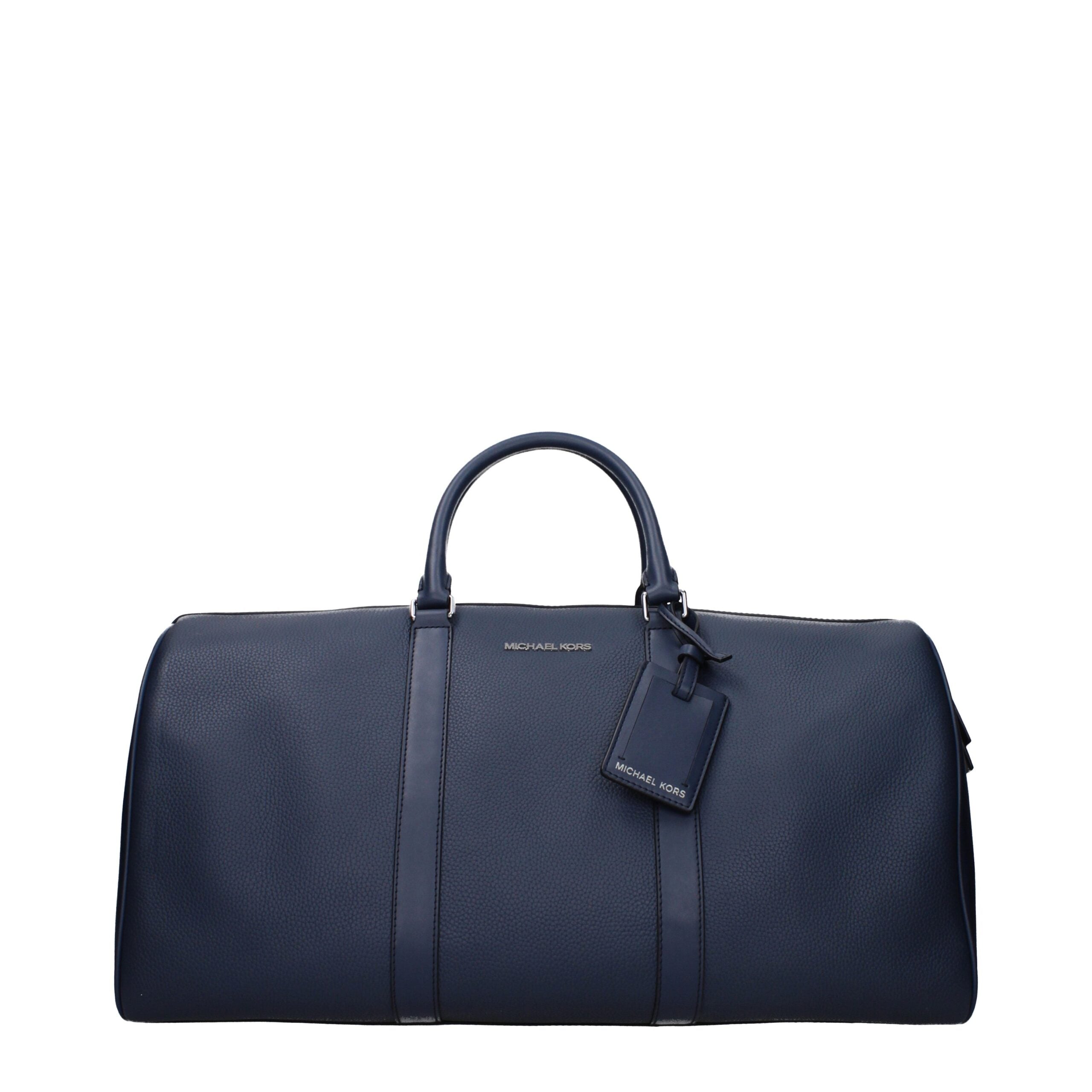 Michael Kors Blue Leather Luggage And Travel Michael Kors