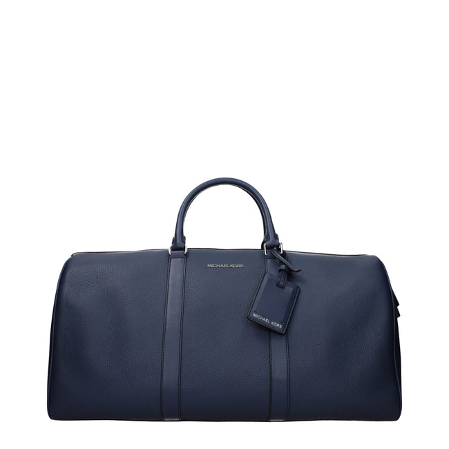 Michael Kors Blue Leather Luggage And Travel Michael Kors