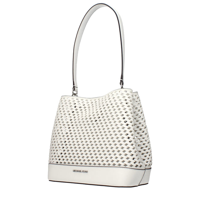 Michael Kors White Leather Shoulder Bags Michael Kors