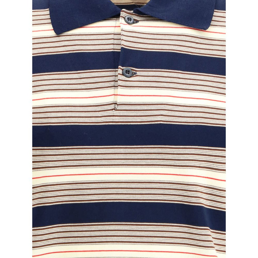 Prada Multicolor Cotton Polo Shirt Prada