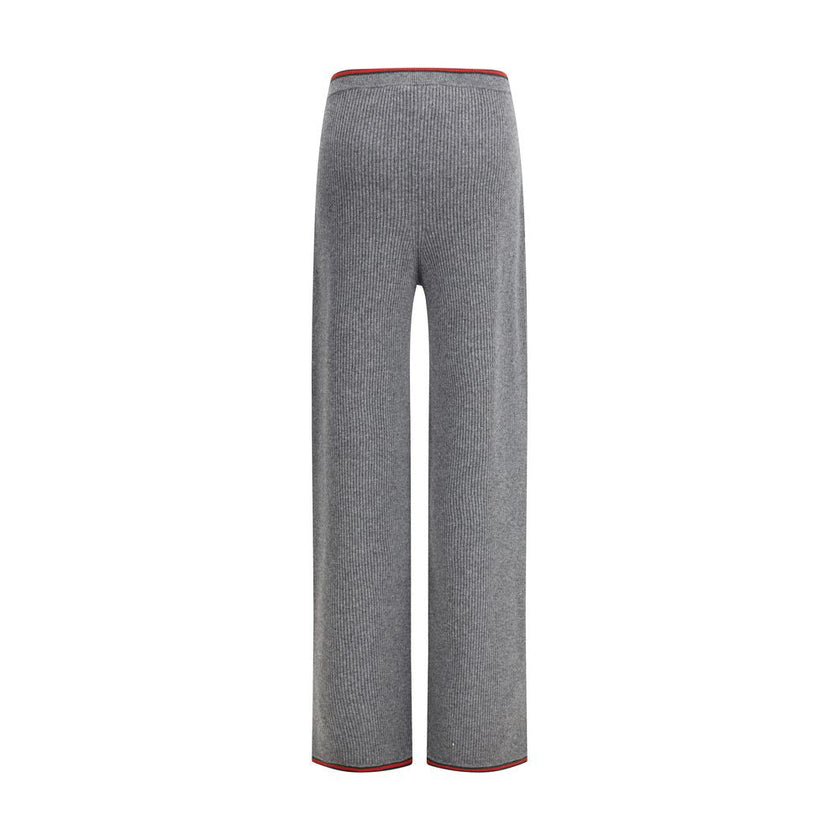 Gucci Gray Wool Casual Pants Gucci